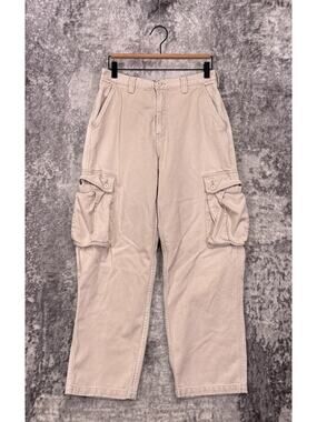 Vintage Anchor Blue Pants 30 x 28 Mens Y2K Ivory Corduroy Baggy Cargo